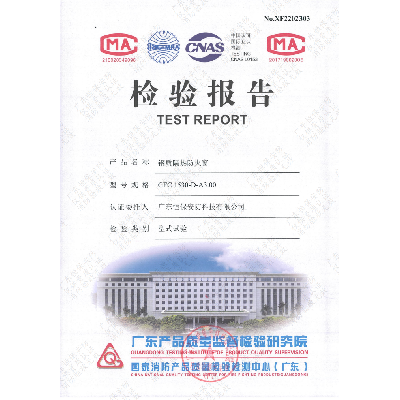 GFC 1530-D-A3.00 钢质隔热防火窗 检验报告 恒保安防