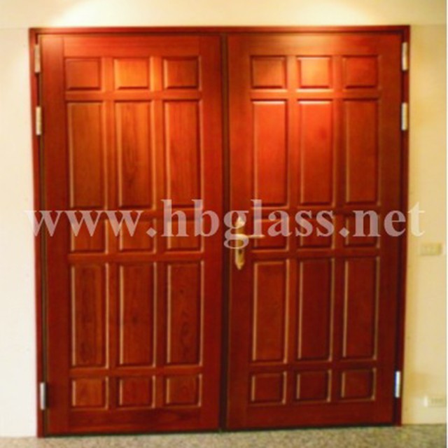 Fire-proof wooden door